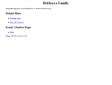 Tablet Screenshot of behanna.org